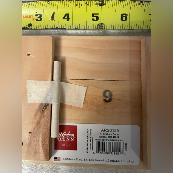 ❣️2/$20 -Handmade Patriot Small Wooden Plaque | Tiny Home/Office/Van Life - Picture 3 of 5